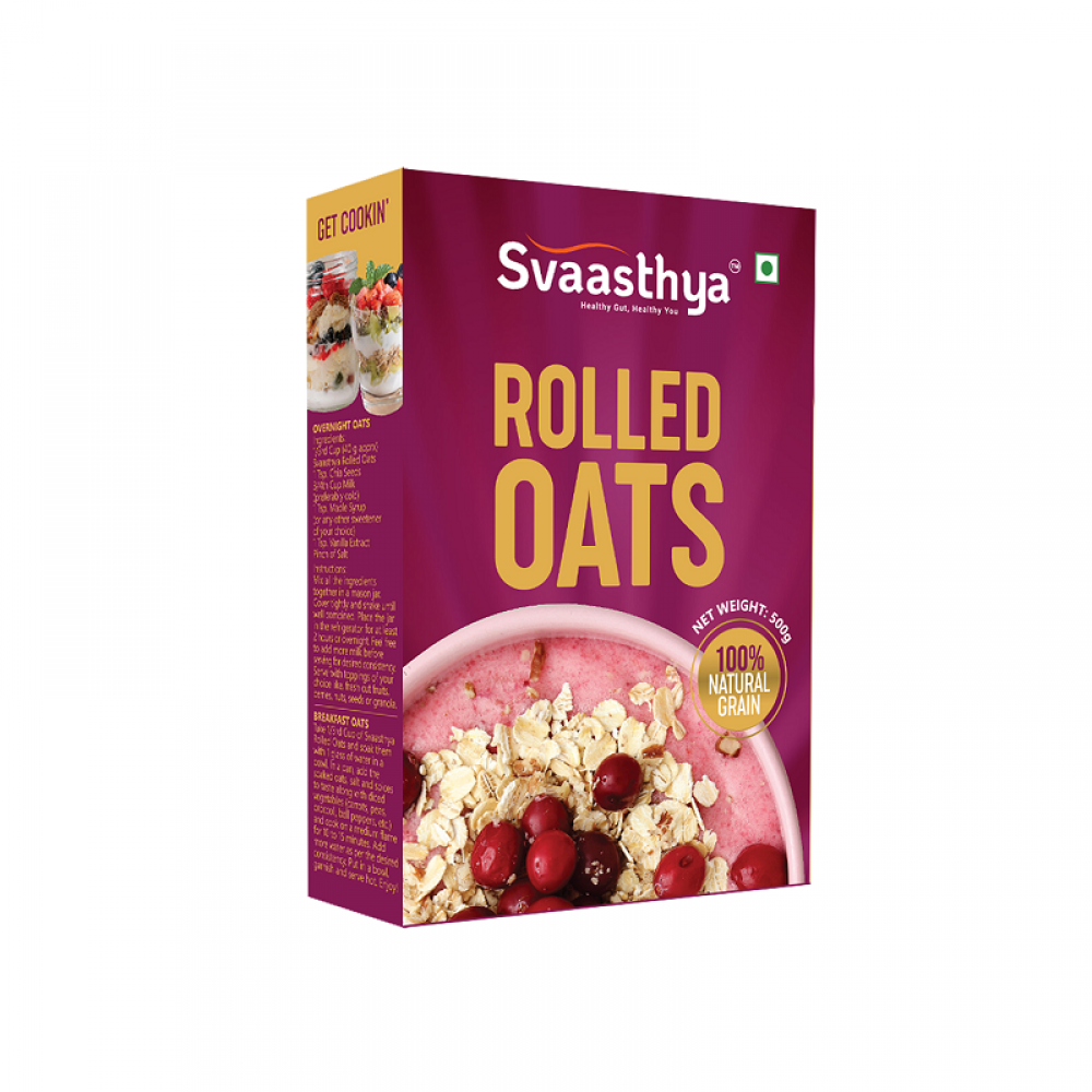 Svaasthya Rolled Oats Flakes 500gm